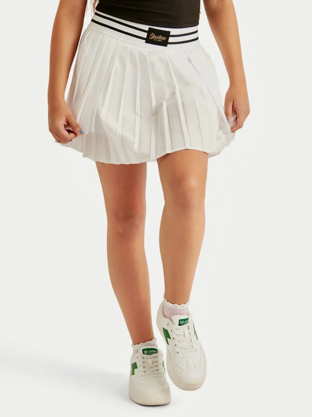 Justice lightweight pleated